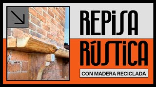 ¡Cómo hacer repisas de madera rústicas DIY [upl. by Corenda]