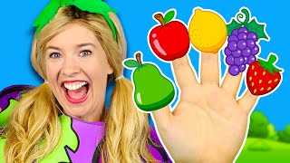 Fruit Finger Family 🍎🍇🍌 Kids Nursery Rhymes [upl. by Pomfrey]