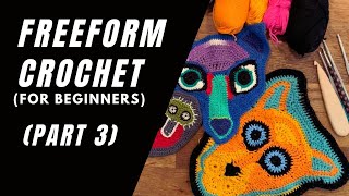 Freeform crochet for beginners part 3 [upl. by Serg]