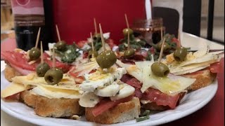 COMO PREPARAR MONTADITOS O TAPAS ESPAÑOLAS How to prepare spanish mounts [upl. by Cha31]