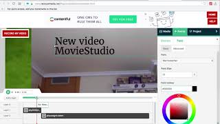 MovieStudio movie maker video editor online [upl. by Seymour252]