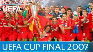 2007 UEFA Cup final highlights  SevillaEspanyol [upl. by Tterrab]