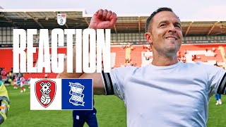 REACTION  Chris Davies  Rotherham United 02 Birmingham City [upl. by Edd]