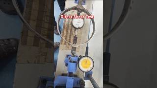 Direct Shear Test of Soil dst shear soiltesting [upl. by Wes]