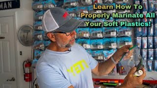 How To Properly Marinate All Your Soft Plastics With Procure [upl. by Inaliak]