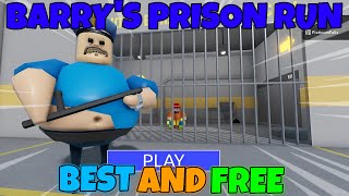 FREE Barrys Prison Run UNCOPYLOCKED Obby  BEST [upl. by Nerrol]