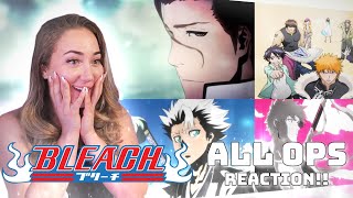 REACTING to ALL BLEACH OPENINGS 118 for THE FIRST TIME [upl. by Deeann]