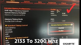 How to Enable XMP Profile for 3200MHz on Gigabyte B450M Motherboard  RAM Speed Upgrade Guide [upl. by Ricoriki347]