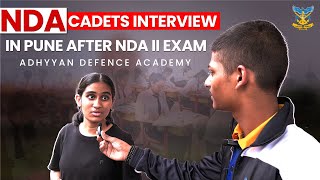 Interview of NDA Cadets in Pune After NDA II Exam nda [upl. by Kalina735]