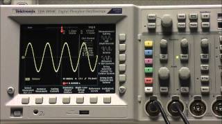 Tektronix  How do I utilize the measurement features on a TDS3000C series oscilloscope [upl. by Yrffej25]