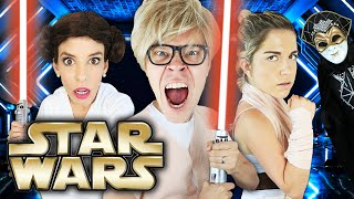 Star Wars In Real Life Battle Royale to Save Game Master Challenge Matt and Rebecca [upl. by Isabea]