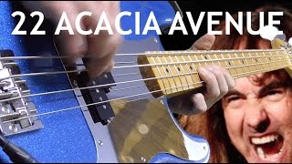 22 acacia avenue IRON MAIDEN Bass cover by DIDJE59 [upl. by Latsyrd]