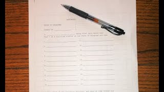 How to do AFFIDAVIT of Initiative Petition in Oklahoma [upl. by Koo642]