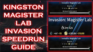 Magister Lab INVASION SPEEDRUN Kingston Guide  The First Descendant [upl. by Adrahs]