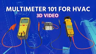 Multimeter 101 for HVAC 3D [upl. by Ivonne]