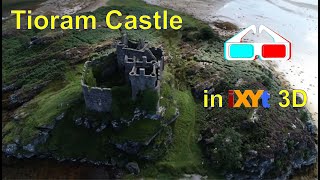 Castle Tioram Loch Moidart Lochaber Highland Scotland in iXYt 3D redblue anaglyph video [upl. by Oruasi]