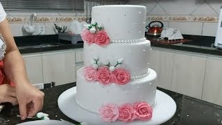 Bolo De Casamento 3 Andares [upl. by Leirud288]