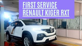 First Service Renault Kiger RXT in just 1000 KMS amp in 7 days  First service Experience VLOG 11 [upl. by May]