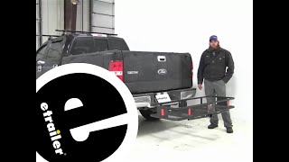 etrailer  Curt Hitch Cargo Carrier Review  2006 Ford F150 [upl. by Popelka]