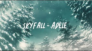 Skyfall  Adele  Lyrics Video [upl. by Coulson]