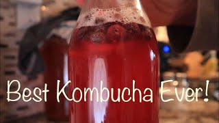 Best Kombucha Ever Strawberry BLAST [upl. by Henig]