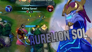 New Rework in AURELION SOL is TOO OP  Aurelion Sol Gameplay  Wild Rift [upl. by Valenba]