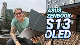 ASUS Zenbook S13 OLED  ¡Reseña de la laptop de 13quot más delgada del mundo [upl. by Wrdna659]