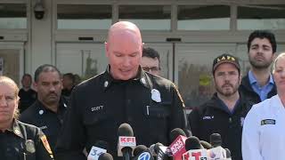 Authorities address Wilmington explosion that hospitalized 7 firefighters [upl. by Glogau244]