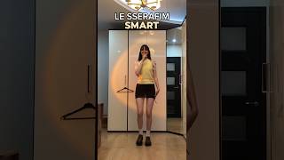 LE SSERAFIM ‘Smart’ dance cover lessersfim smart LESSERAFIMSMART kpop lyuba shorts [upl. by Yelnik]