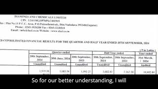 Diamines And Chemicals Results Diamines And Chemicals Share News Diamines And Chemicals Q2 Results [upl. by Okiam]