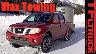 2017 Nissan Frontier PRO4X Ike Gauntlet Review Worlds Toughest Towing Test [upl. by Cuttie694]