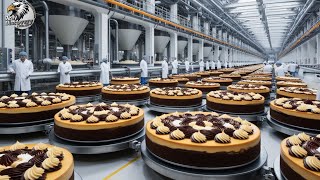 Inside the World of Mass Cake Production  Automated Cake Making Machines [upl. by Tterraj]