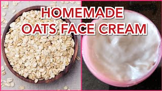 How to make HOMEMADE FACE CREAM using Oats [upl. by Dempster]