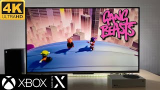 Gang Beasts Gameplay  Xbox Series X 4K TV [upl. by Ethan]