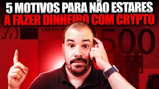 AVISO ESTÁS A COLOCAR OS TEUS GANHOS EM CRIPTO EM RISCO [upl. by Trager472]