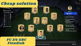 FC 24 FIFA 24  Fiendish SBC  League and Nation Hybrid  cheap solution [upl. by Floris]