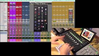 Digidesign Command8 is better for plugins than Avid Eucon [upl. by Yesnnyl619]