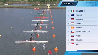 K1 Men 200m  Heat IV  2024 ICF CanoeKayak Sprint World Cup [upl. by Neve]