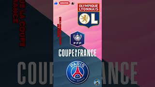 qui a gague la coupe de france 20232024 football allezparis sports france coupedefrance lyon [upl. by Leind]