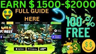 AIRDROP CONFIRMED   play earn  WILD FOREST  THIS IS WHAT U NEED TO KNOW [upl. by Amor]