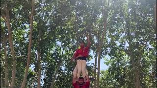 Castellers de Barcelona Pilar de 5  Festa Major de Salt [upl. by Mabelle567]