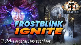 Frostblink Ignite Elementalist League Start Guide  324 Necropolis [upl. by Llerot963]