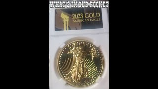 Whats in your Pocket  A 2023 Gold American Eagle Coin [upl. by Jessika681]