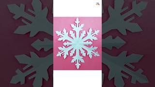 DIY Paper Snowflakes for a MAGICAL Christmas shorts [upl. by Bibbye649]