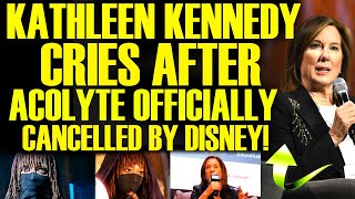 KATHLEEN KENNEDY CRIES AFTER THE ACOLYTE CANCELLED BY DISNEY LUCASFILM amp STAR WARS DISASTER [upl. by Jempty]