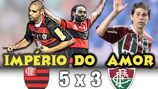 Flamengo 5 x 3 Fluminense  Adriano Imperador e Vagner Love detonando com o Fluminense em 2010 [upl. by Akemhs]