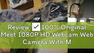 Review ✅100 Original Meet 1080P HD Webcam Web Camera With MIC For Computer For PC Laptop Skype MSN [upl. by Hirsh]