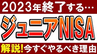 【2024年で廃止】残り1年でも「ジュニアNISA」をやるべき理由！新NISAを待つな！ [upl. by Buzz630]