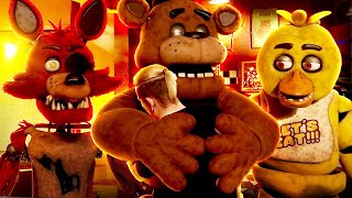 I WENT TO THE FNAF MOVIE SET FNAF Movie Set VLOG [upl. by Zilvia]