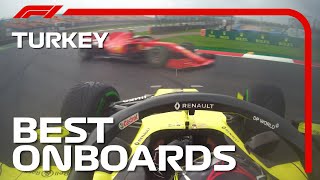 Spins Slides Scrapes And The Best Onboards  2020 Turkish Grand Prix  Emirates [upl. by Elyrrad]